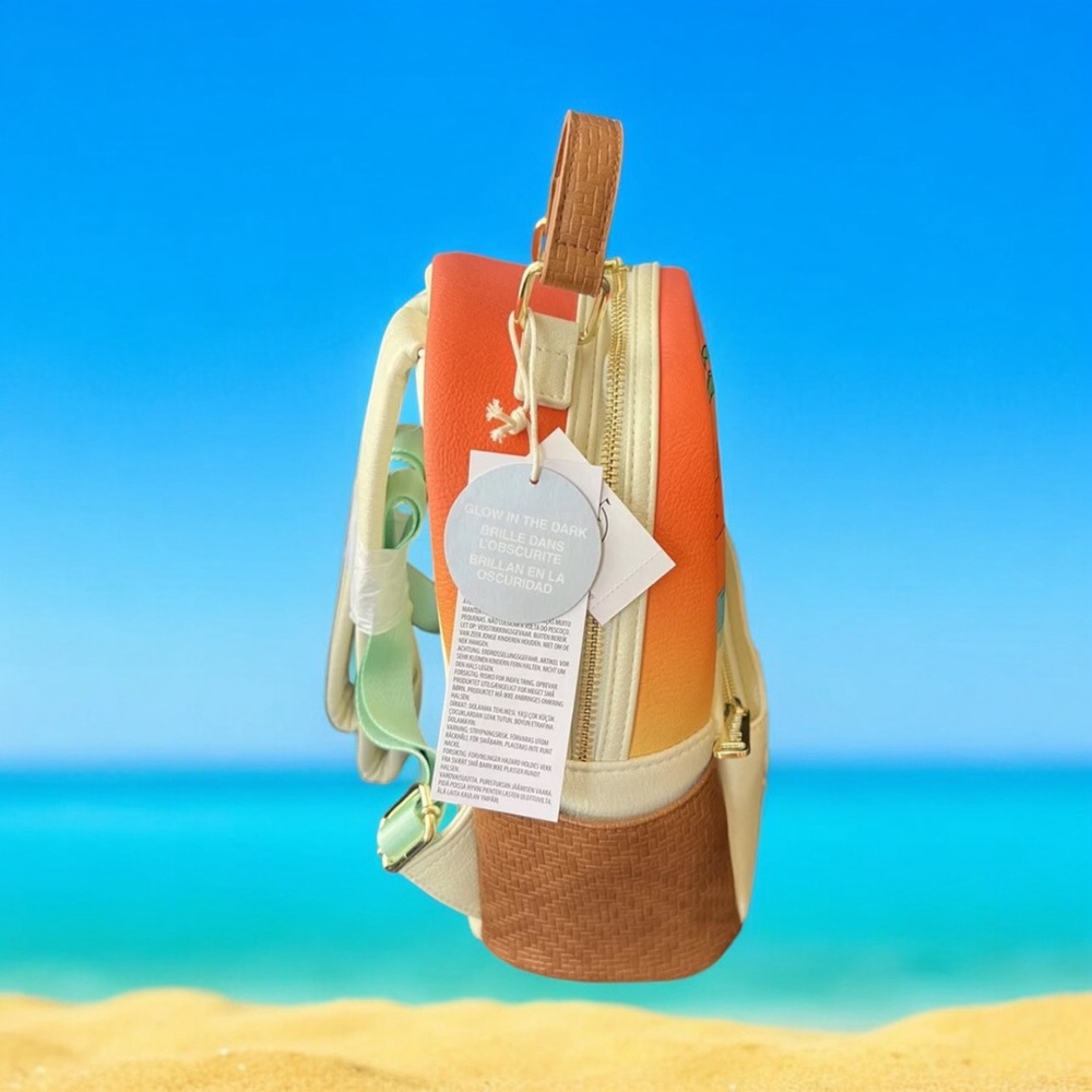 Disney Parks Mickey Minnie Summer At The Beach Loungefly Mini Backpack 2024 - Picture 3 of 6